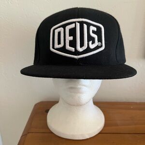 Deus Ex Machina Venice Trucker Hat Cap Black SnapBack